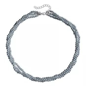 Аксессуары Французское Расписное Стекло Ожерелье из Бусин Плетеная Шейная Цепочка Легкая Роскошная Текстурированная Цепочка для Ключицы