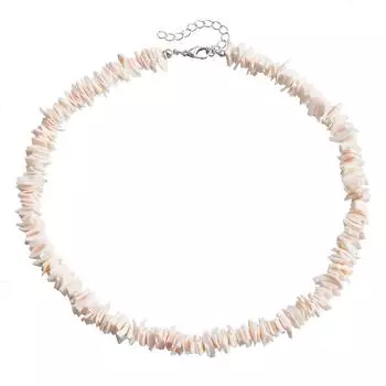 Аксессуары, Гавайский пляж Нерегулярные ожерелья из ракушек, Универсальные цветные ожерелья из ракушек для женщин