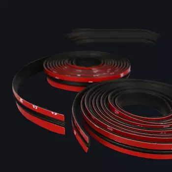 Аксессуары Герметик Защитные аксессуары для стайлинга автомобиля Резиновые полоски Уплотнительные полосы для кромок Наклейки на автомобиль 14mmx2m