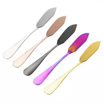 Аксессуары Инструменты для выпечки Терки Инструмент для завтрака Резак для масла Насадки для джема Лопатка для торта Сырная лопатка розового золота