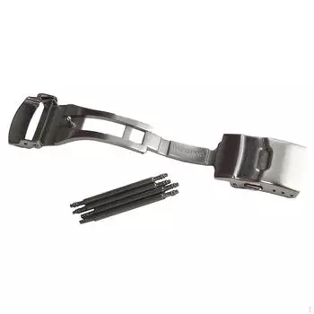 Аксессуары из нержавеющей стали с застежкой 20 мм 22 мм, простая установка, сменный складной ремешок, разъем для мужчин 22mm