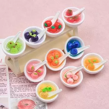 Аксессуары из смолы своими руками: Пряжки для обуви с 3D-мультяшным принтом, крем-клей, шпильки для волос, миски для фруктового желе