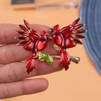 Аксессуары Эмаль Масло Капельная Птица Брошь Брошь Брошь Пальто Аксессуары для Одежды