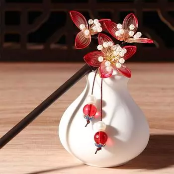 Аксессуары Китайские деревянные традиционные женские шпильки Ханьфу для волос палочки для еды палочка для волос вилка для волос 4