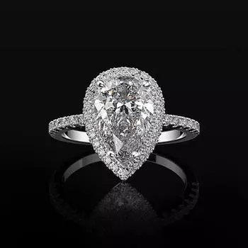 Аксессуары, Креативные Сверкающие Циркониевые Обручальные Кольца, Женские Свадебные Украшения 5