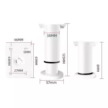 Аксессуары Кронштейн Армированный Пластик Круглый Стальной Опорный Нож Телескопический Экологически Чистая Мебельная Ножка Абсолютно Новый