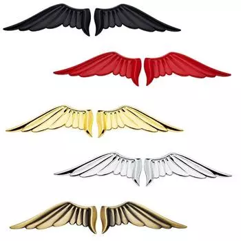 Аксессуары крыло задней двери передний капот автомобиля боковое крыло наклейка задний багажник эмблема орлиное крыло автомобиля наклейка 3D металлическая наклейка на автомобиль
