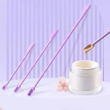 Аксессуары Last Drop Scoop Косметическая ложка Кисти для макияжа Глубокий скребок для бутылок Силиконовая лопаточка чёрный