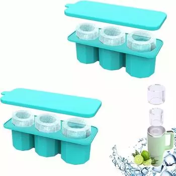 Аксессуары лоток для кубиков льда для чашки Стэнли 20-40 унций для охлаждения коктейлей, виски, напитков синий