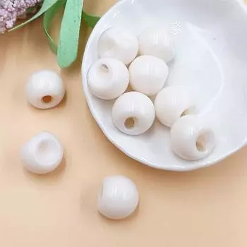 Аксессуары Материалы 10 шт 16 мм акриловые автомобильные подвесные повязки на голову желейные цветные бусины аксессуары DIY бусины с боковыми отверстиями цепочка для мобильного телефона разноцветный