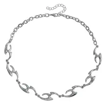 Аксессуары Нестандартное ожерелье Alien Metal Street Hip Hop Trend Clavicle Chain Premium