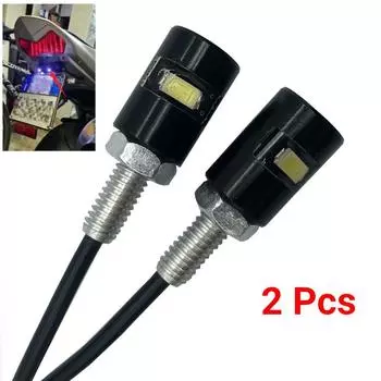 Аксессуары Номерной знак Освещение Передние болты Лампы Задние фонари Авто Источник света для автомобиля чёрный