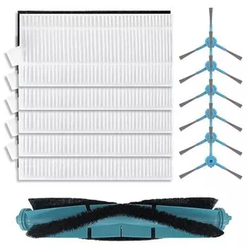 Аксессуары Основные боковые щетки Фильтры Комплект Очиститель Очистка