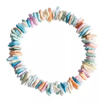 Аксессуары, Ожерелье из натуральной битой ракушки, Персонализированная ручная работа, Необычная цепочка на ключицу из ракушек