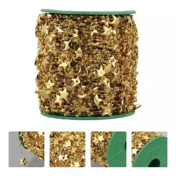 Аксессуары Пентаграмма Бусина Цепь Невеста Гирлянда Рождество DIY Аксессуар Акрил Свадебный Подарок Свадьба серебряный