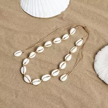Аксессуары, плетеное ожерелье из ракушек Ocean Wind, гавайский стиль, пляжная серия, ожерелье из ракушек для женщин