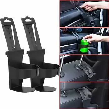 Аксессуары Подстаканник Черное крепление Нескользящие замены