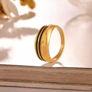 Аксессуары Ретро титановая сталь двухрядное капельное кольцо простой дизайн парное кольцо No. 6