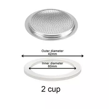 Аксессуары Резиновые уплотнители Бытовая техника Кофеварки эспрессо 1 cup+sieve