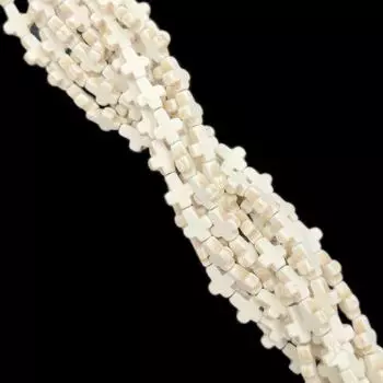 Аксессуары ручной работы DIY ожерелье из бисера браслет изготовление украшений квадратная морская звезда цветок натуральный бирюзовый камень кулон 10