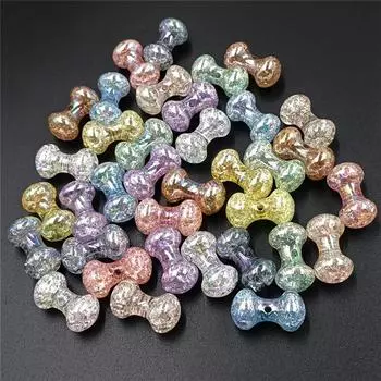 Аксессуары ручной работы, свободные бусины, гантели ручной работы, 5 шт., креативные серьги, изготовление акриловых взрывных кристаллов, модные украшения своими руками, материалы для браслета, ожерелья about 23*13mm 5pcs розовый