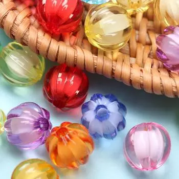 Аксессуары «сделай сам» 8/10 мм акриловые поделки кулон-сэндвич арбуз ожерелье браслет свободные бусины 80 шт./40 шт. изготовление ювелирных изделий 8mm/80pcs разноцветный