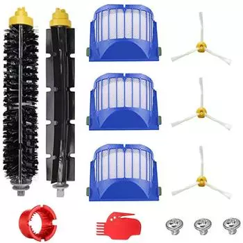 Аксессуары, совместимые с iRobot Roomba серии 600 — сменный комплект из 13 предметов разноцветный