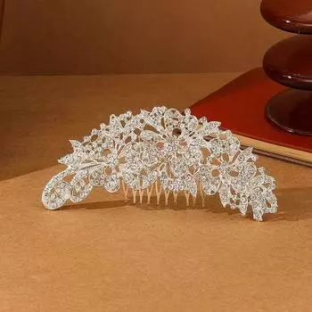 Аксессуары, свадебные стразы, серебряный головной убор из листьев дерева, свадебные аксессуары для волос, аксессуары для платья