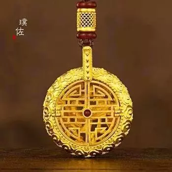 Аксессуары своими руками золотого цвета с оконным проемом, чтобы увидеть радость сороки, взбирающейся на подвеску «Цветок сливы» 40CM золотой