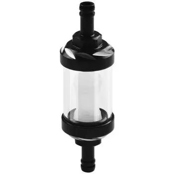 Аксессуары Топливный фильтр 1 шт 5/16 практичный многоразовый 8 мм детали мотоцикла замена 5/16 хром и стекло CHINA