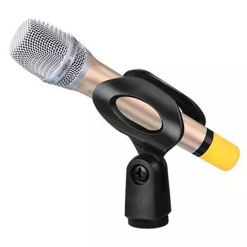 Аксессуары U-образный держатель микрофона Беспроводное крепление микрофона Зажим для микрофона Зажим для микрофона чёрный