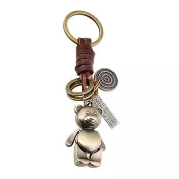 Аксессуары Украшения Рюкзак Подвеска Брелок Медведь Брелки Кожаный брелок A