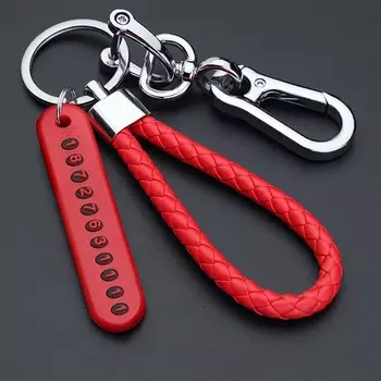 Аксессуары Высокое качество номер телефона пластина DIY брелок автомобильный брелок новое поступление кулон подарки красивый анти-потерянный цифровой 3