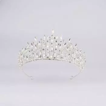 Аксессуары в стиле суда, легкие, роскошные, хрустальные повязки на голову, подарок на бар-мицву, на день рождения, головной убор Muse, свадебное платье, корона серебряный