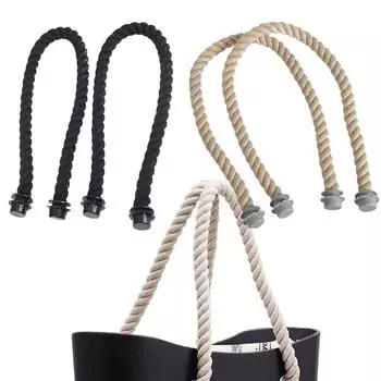 Аксессуары Женская сумка 25 дюймов с холщовой вставкой Ремешок для сумки с веревочной ручкой для Obag