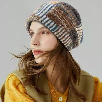 Аксессуары Зимняя бархатная теплая вязаная шапка ветрозащитная защита ушей рукав головной убор на открытом воздухе для велоспорта защитный чехол для ног холодная шапка One size