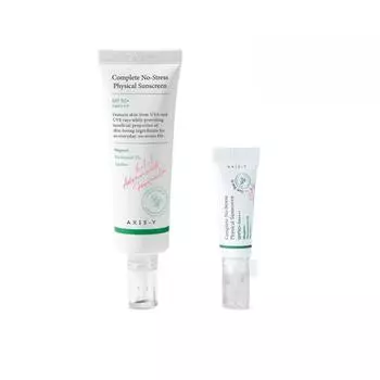 AXIS-Y Complete No Stress Физический солнцезащитный крем SPF50+ PA++++