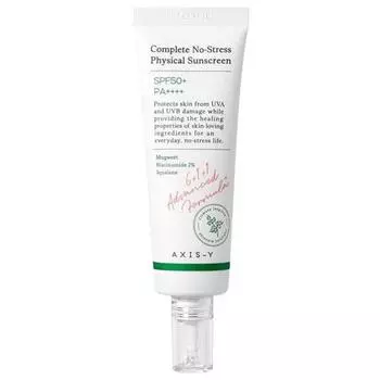 [AXIS-Y] Комплексный солнцезащитный крем без стресса SPF 50+ PA++++ 50 мл