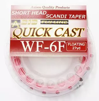 AXISCO Acis Fly Line Quick Cast/WF-6F/розовый розовый