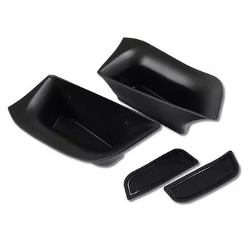 эксклюзивный внутренний карман двери 2 шт. для пассажирского сиденья дверная ручка карман для двери ручка для хранения в двери консоль дверная ручка боковой карман для хранения аксессуаров чёрный