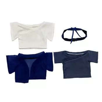 AXLUCE-Мягкая одежда-Мягкая игрушка-Одежда-20см-Кукла-Кимоно (синий) синий