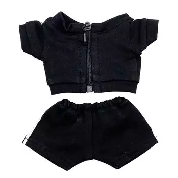 AXLUCE-Мягкая одежда-Мягкие игрушки-Одежда-10см-Куклы-Джерси (Черный, 10см) чёрный