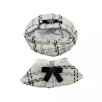 AXLUCE-Мягкая одежда-Мягкие игрушки-Одежда-10см-Кукла (Белый, 10см) белый