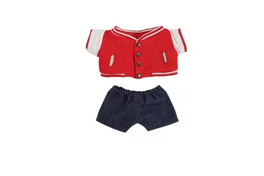 AXLUCE Мягкая одежда Мягкие игрушки Одежда 20 см куртка для стадиона штаны кукла - - - - (красный) красный