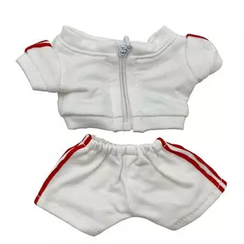 AXLUCE-Мягкая одежда-Мягкие игрушки-Одежда-20см-Куклы-Джерси (Белый, 20см) белый