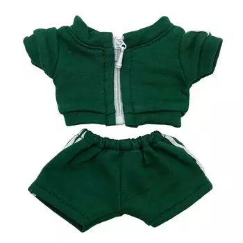 AXLUCE-Stuffed clothes-Stuffed toy-Clothes-15cm-Doll-Jersey (green, 10cm) зелёный