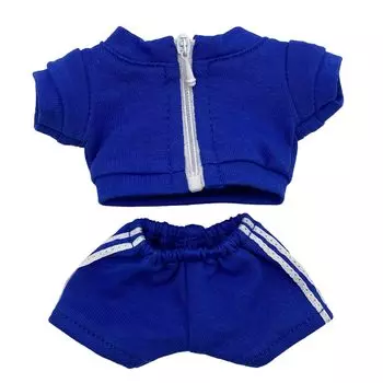 AXLUCE-Stuffed Clothes-Stuffed Toys-Clothes-15cm-Dolls-Jersey (Blue, 10cm) синий