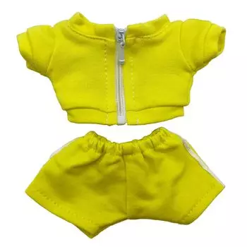 AXLUCE-Stuffed Clothes-Stuffed Toys-Clothes-15cm-Dolls-Jersey (Yellow, 15cm) жёлтый
