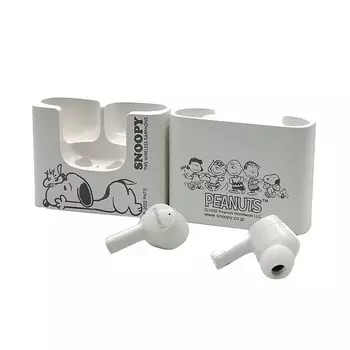 Axs SNOOPY Completely Wireless Earphones Snoopy & Woodstock White SNA-86 Free