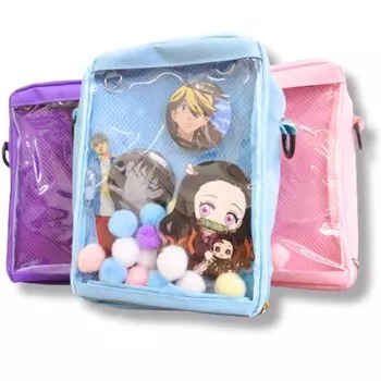 Axta Carrying Axta Axta Otakatsu Otakatsu Ita Сумка [Polaristure] Чехол, чехол, прозрачный, для хранения, товары, (вода) цвет морской волны